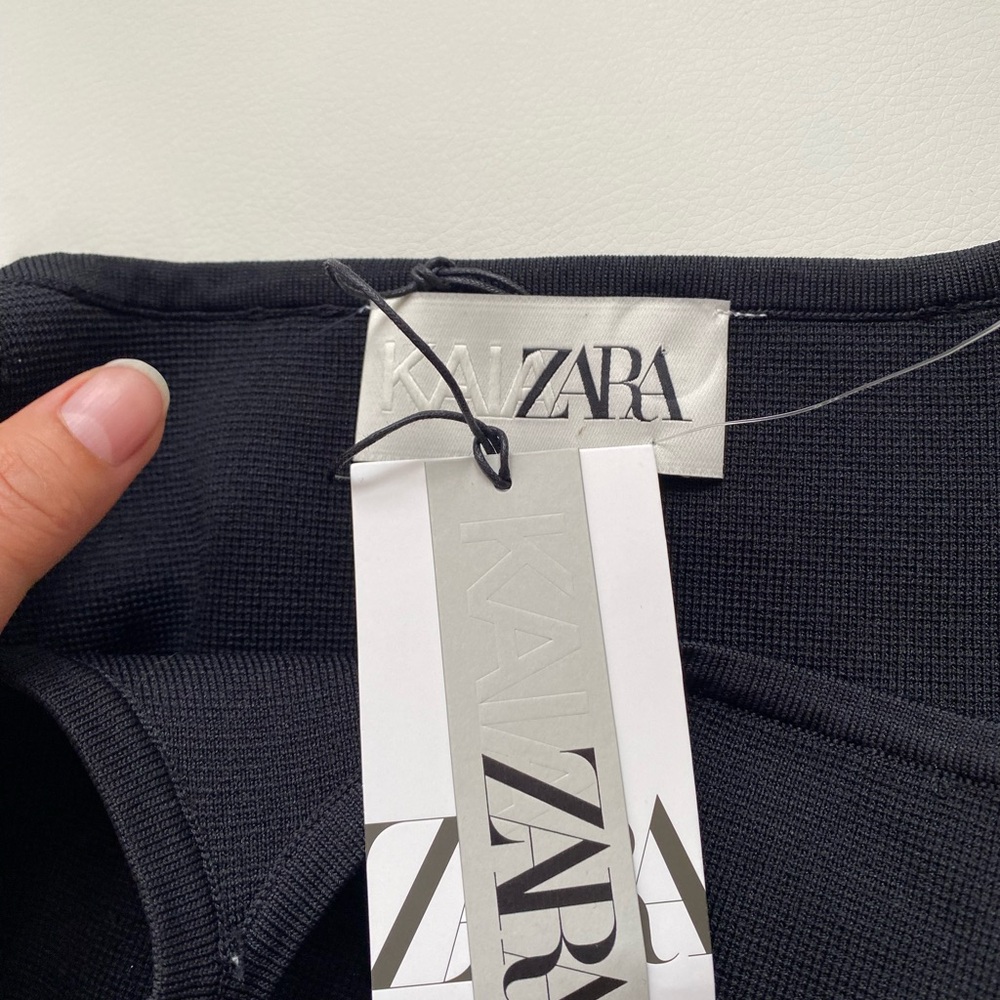ZARA WOMEN’S BLACK TOP SIZE S - Picture 6 of 7